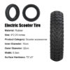 9x2 offroad f3 Rueda Maciza Patinete Xiaomi 9x2,25 Todoterreno