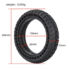 9x2 offroad medidas Maciza rueda 9x2 offroad