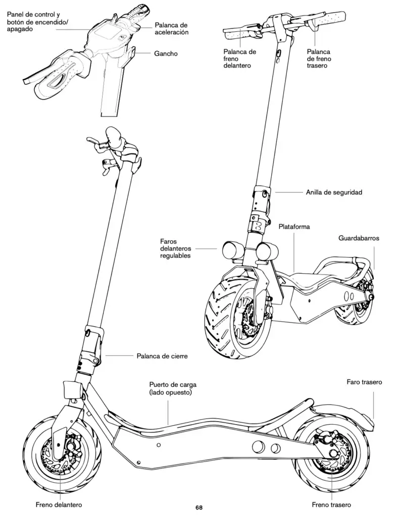 Electric scooter ducati cross e