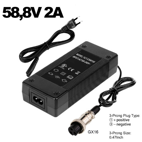 Cargador premium 58.8V 2A
