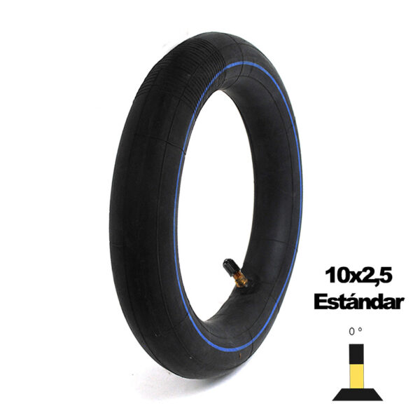 Cámara de Aire 10x2,5 Válvula Recta [Estándar]