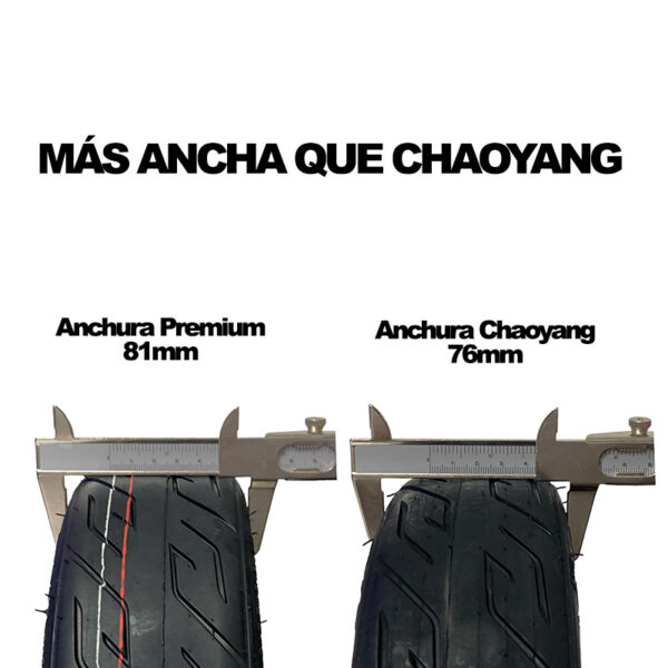 rueda 10x2,7 tubeless premium